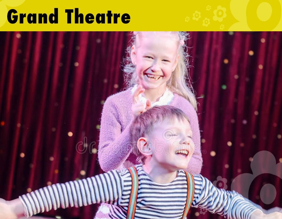 Perform on our stage in our theatre role play area 