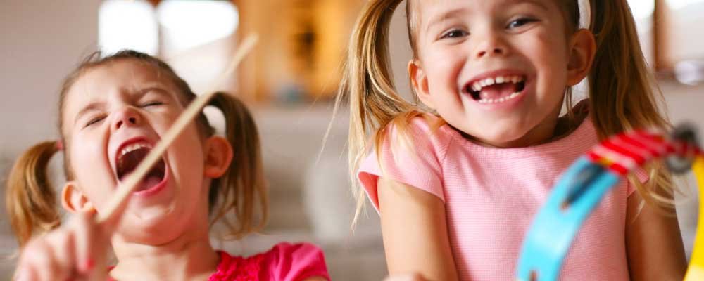 Children in Bournemouth learning through music whilst playing