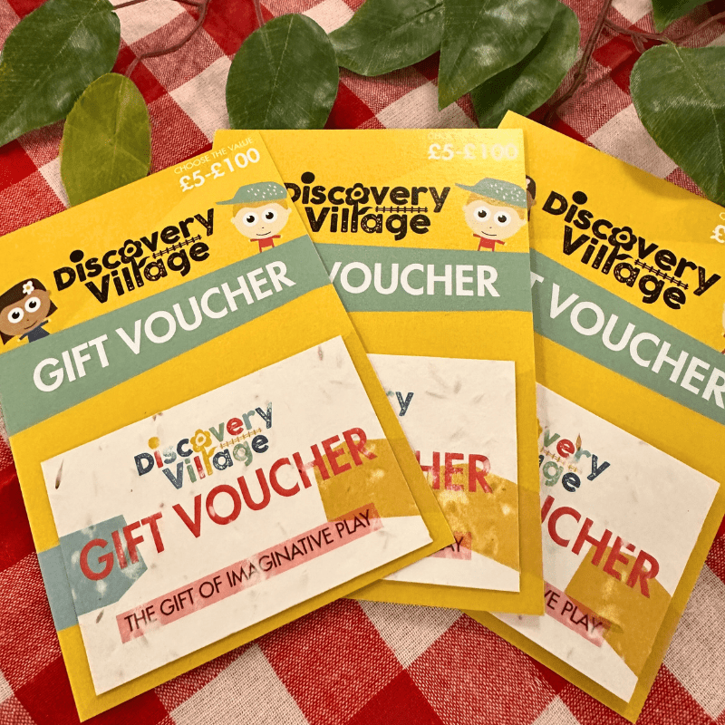 Physical Gift Vouchers For Discovery Village Role Play Centre in Dorset - the perfect birthday and Christmas gift