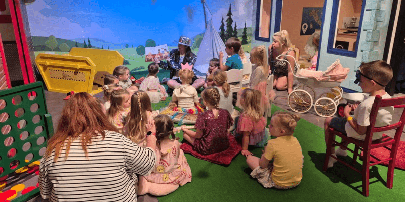 Sensory play and learning through play for families with small children