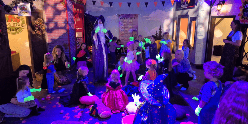 Special effects and halloween fun for children at Discovery Village