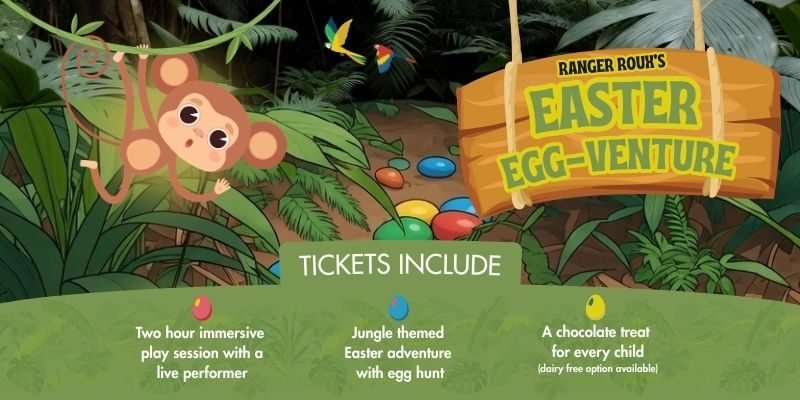 Easter Events For Families at Discovery Village Easter egg hunt for children at Discovery Village