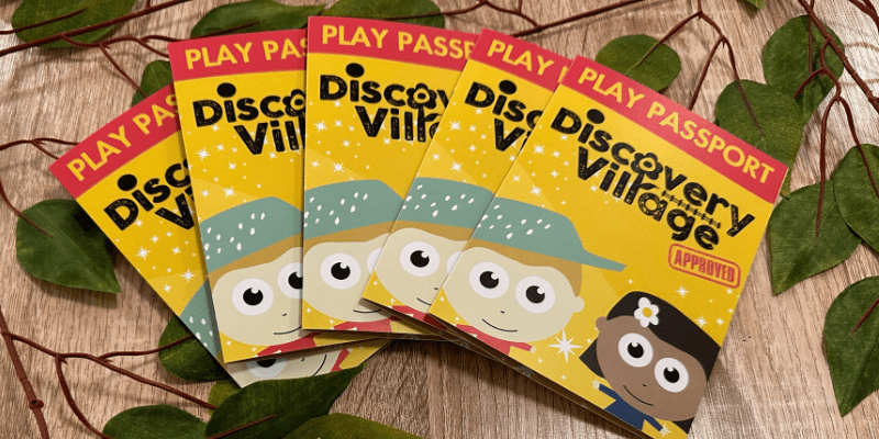 Children's play passports to reward children for visiting Discoery Village