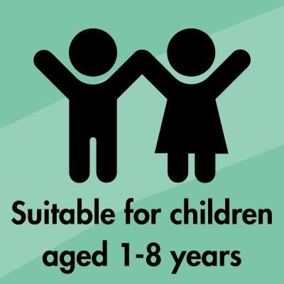 Discovery Village is suitable for children aged 1-8 years