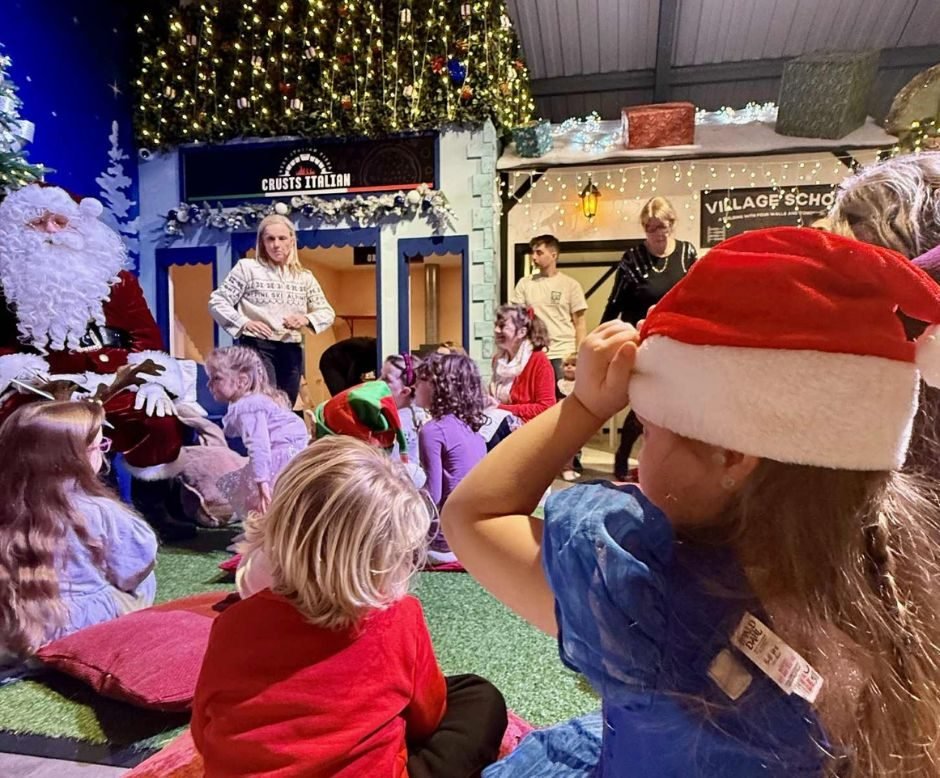 Children enjoy quality time with Father Christmas in our Santa experience Bournemouth