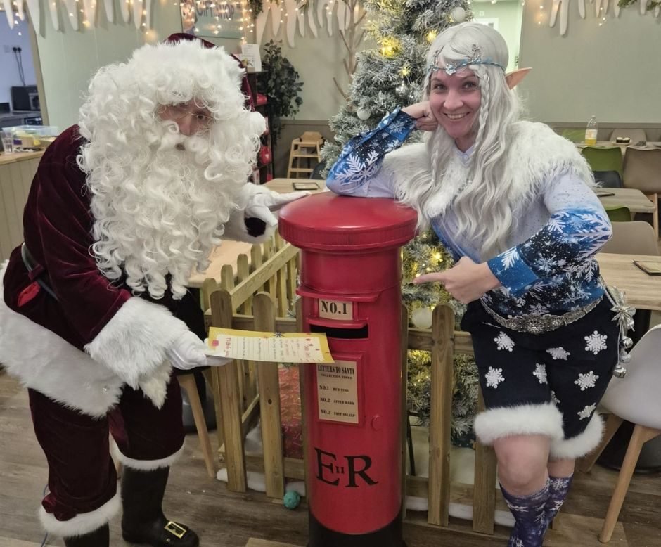 Post your letters to santa in our magic post box